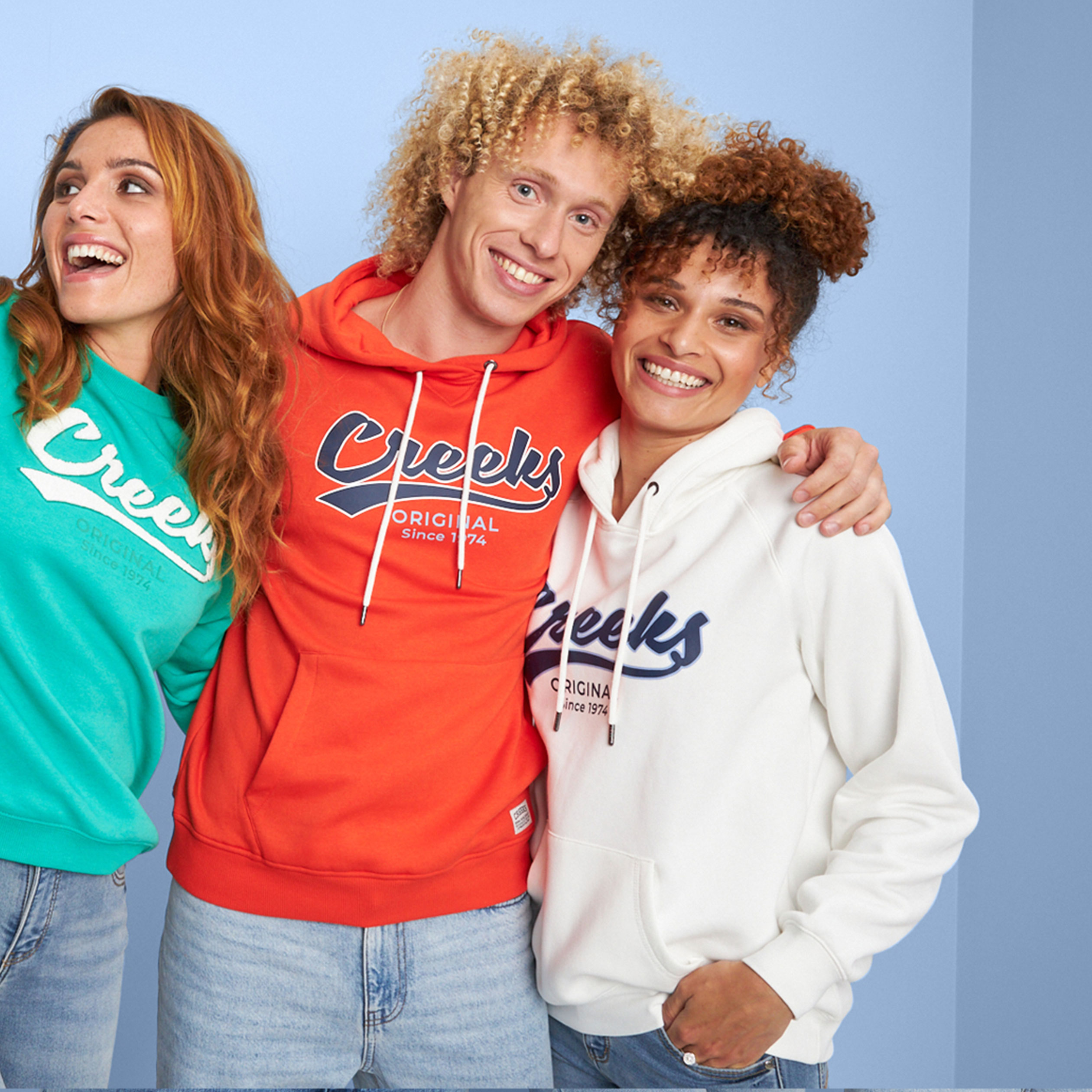 Sweat à capuche hoodie blanc femme | La Halle