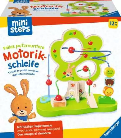 ministeps: Pelles putzmuntere Motorikschleife - Babyspielzeug ab 12 Monaten