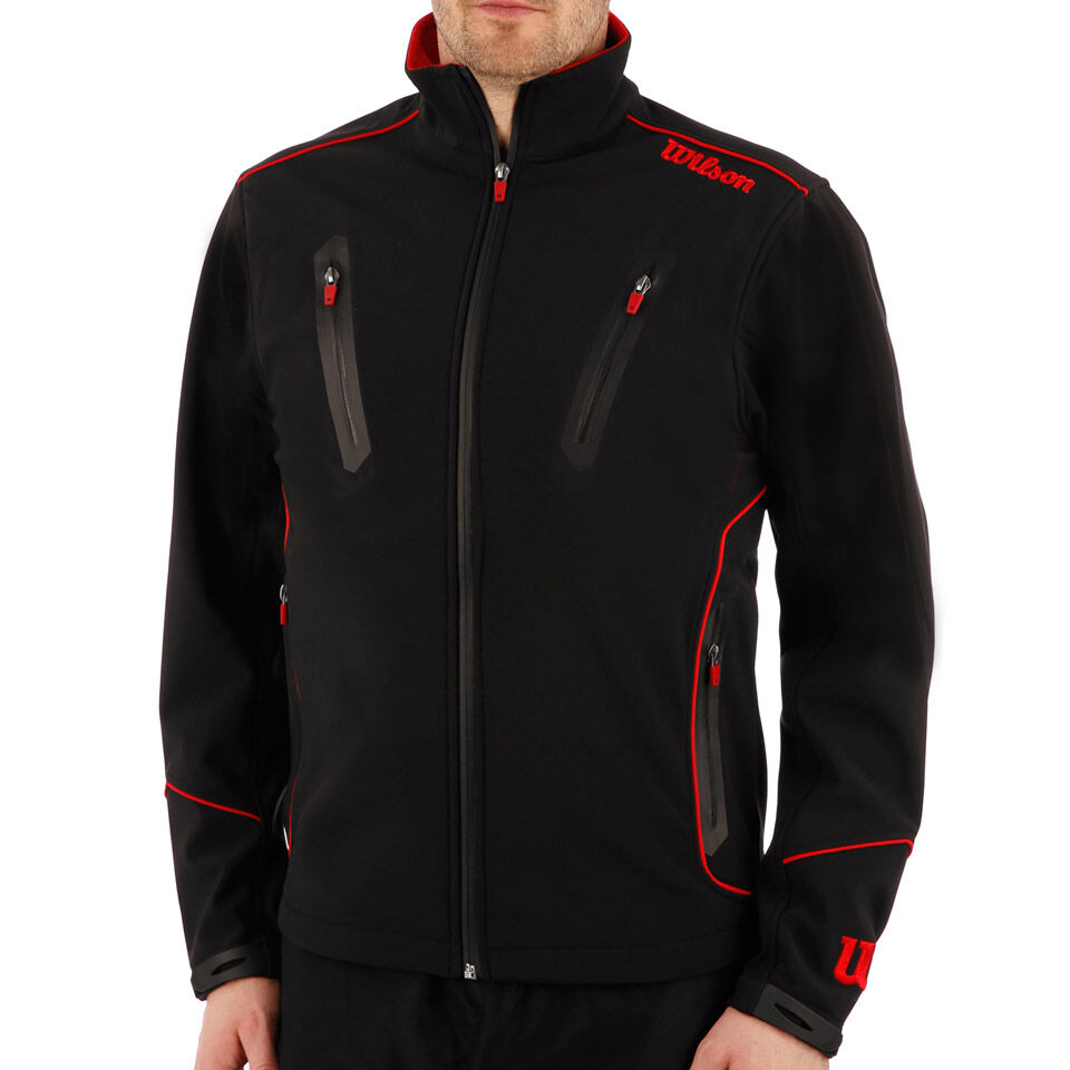Promo Trainingsjacke Herren - Schwarz, Rot