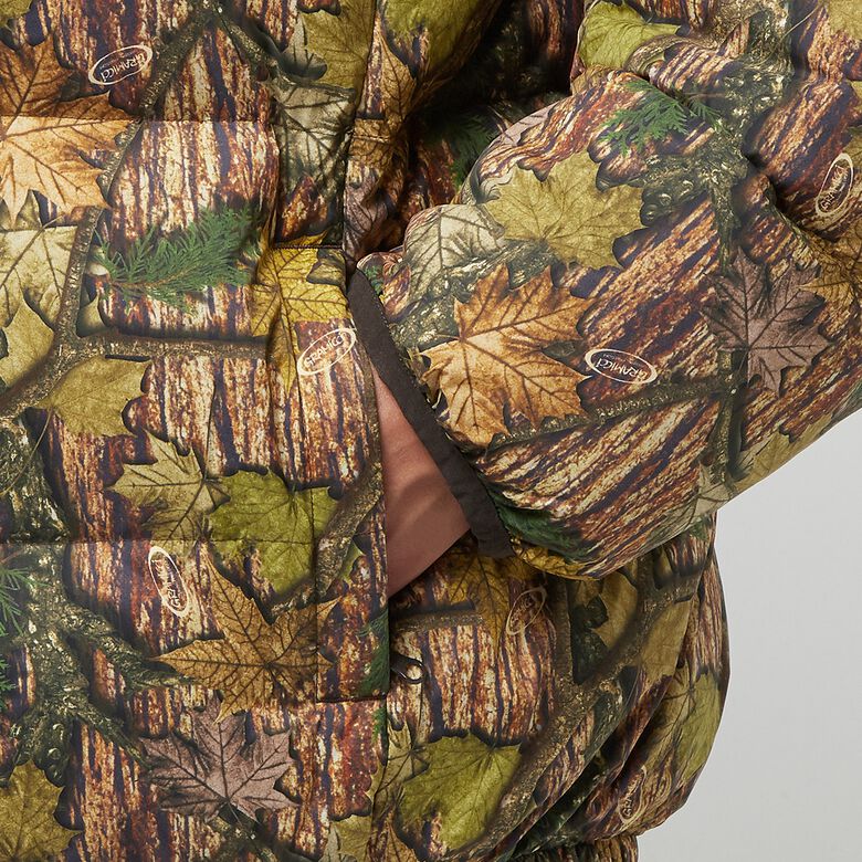 Gramicci Down Puffer Jacket leaf camo