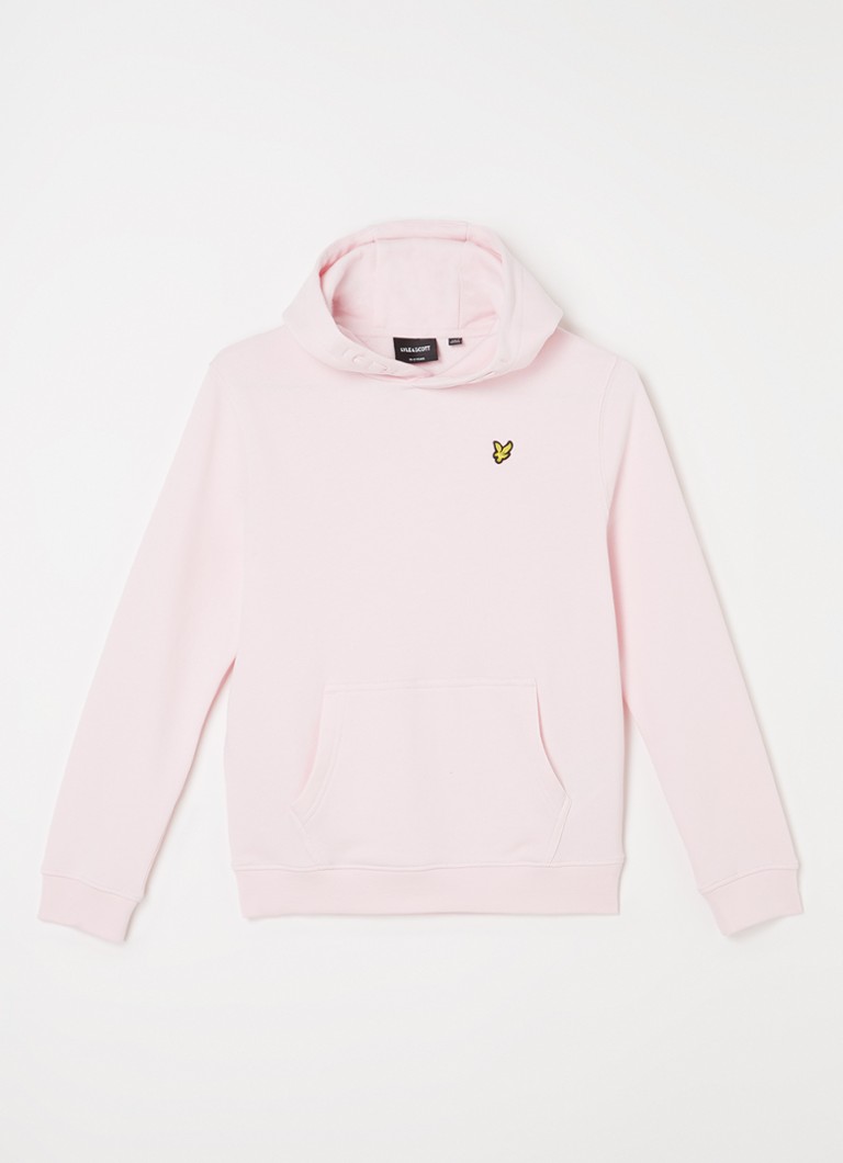 Lyle & Scott -huppari sivutaskuilla ja logobrodeerauksella