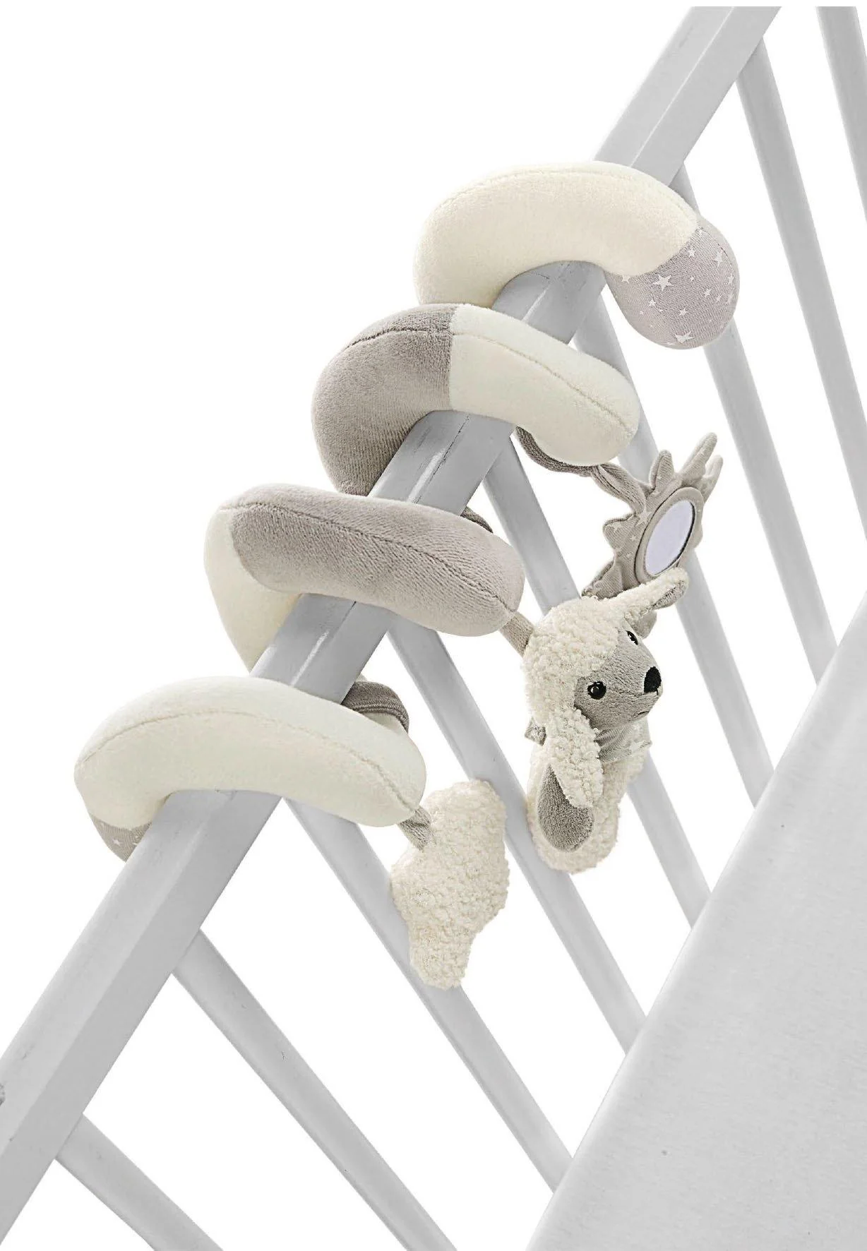 Spielzeugspirale Schaf Stanley in Ecru, 26 cm