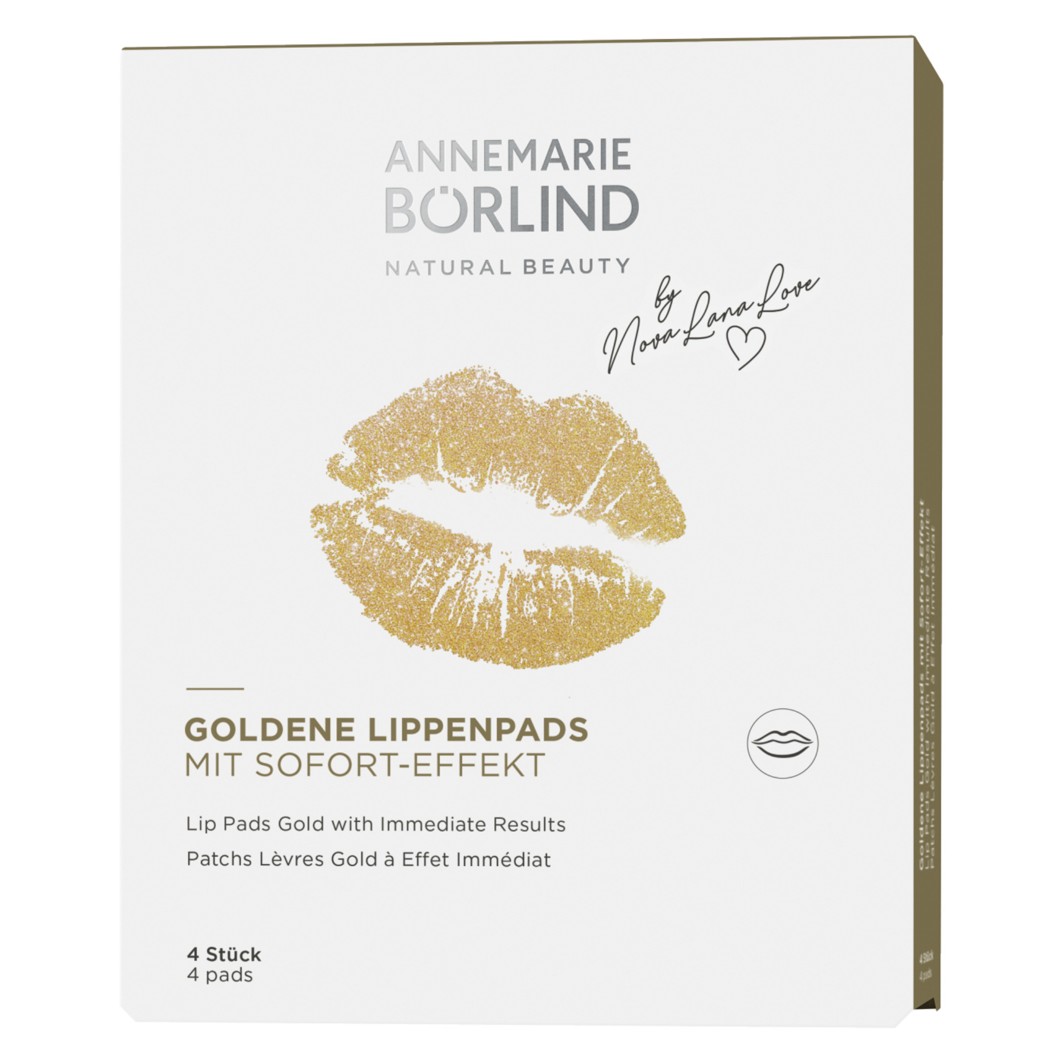 GOLDENE LIPPENPADS mit Sofort-Effekt