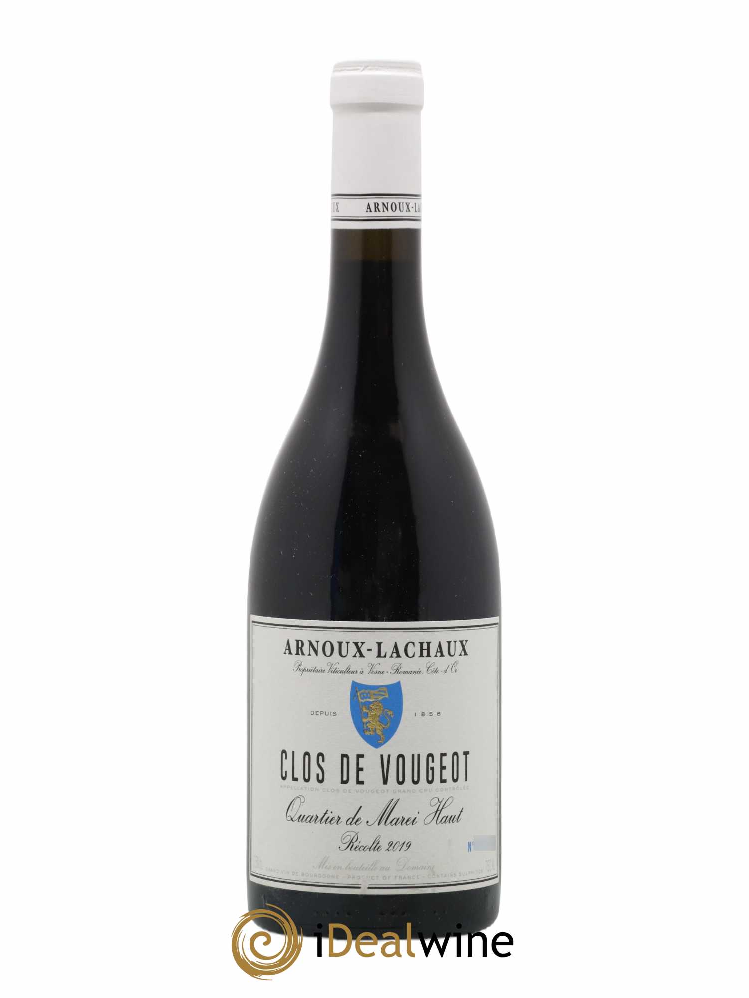 Clos de Vougeot Grand Cru Quartier de Marei Haut Arnoux-Lachaux (Domaine)  2019 - Lot de 1 Bouteille