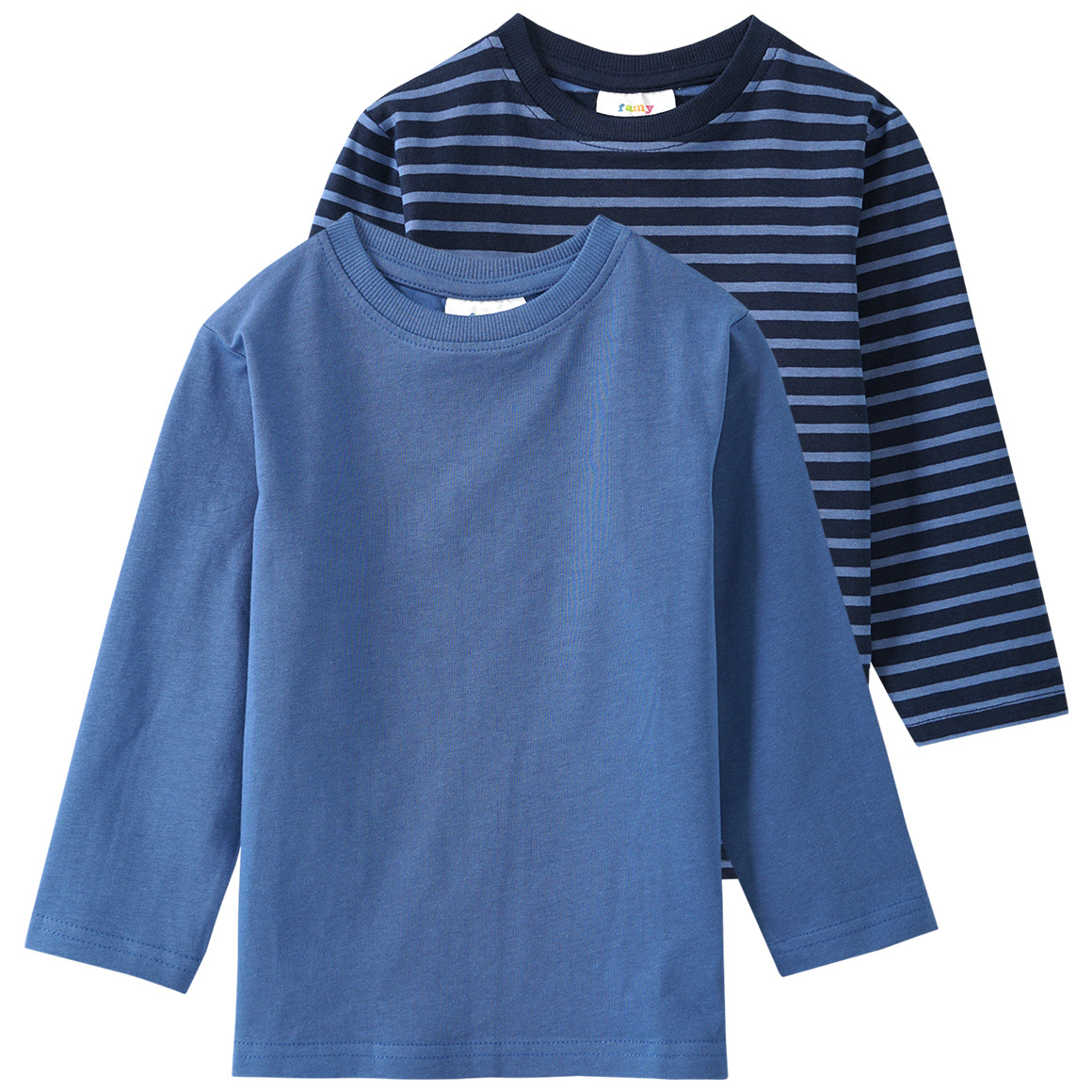 2 Jungen Langarmshirts im Set
