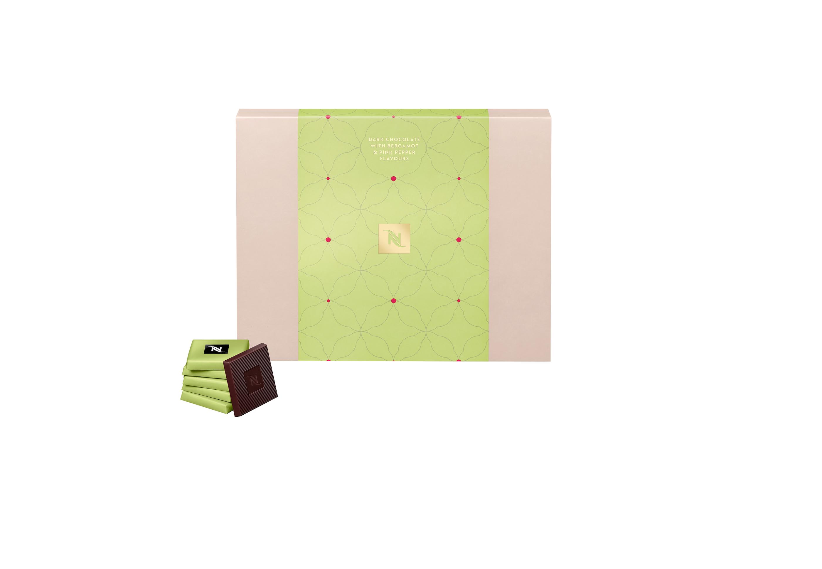 Chocolat noir poivre rose bergamote