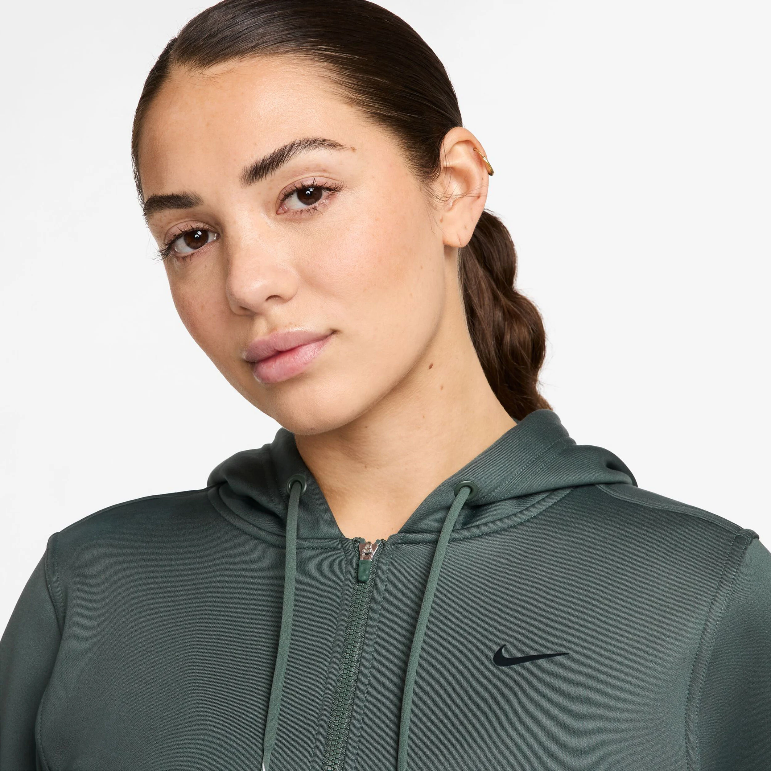 One Therma-Fit Sweatjacke Damen - Grün, Schwarz