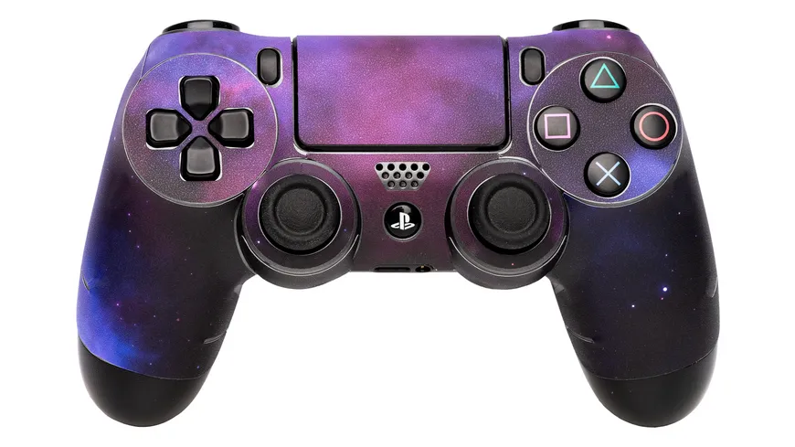 Skins - Sticker für PS4 Controller (Galaxy Violet)