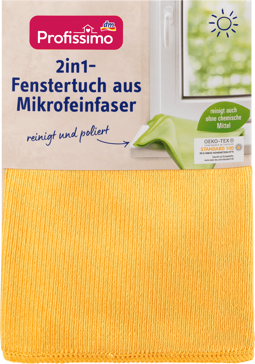 Fenstertuch aus Mikrofeinfaser 2in1, 1 St