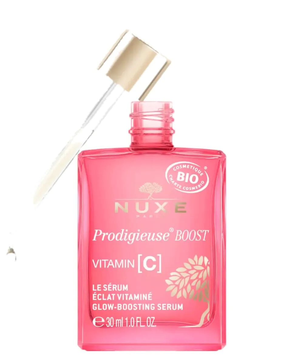 Nuxe Prodigieuse Boost šviesinantis serumas su vitaminu C
