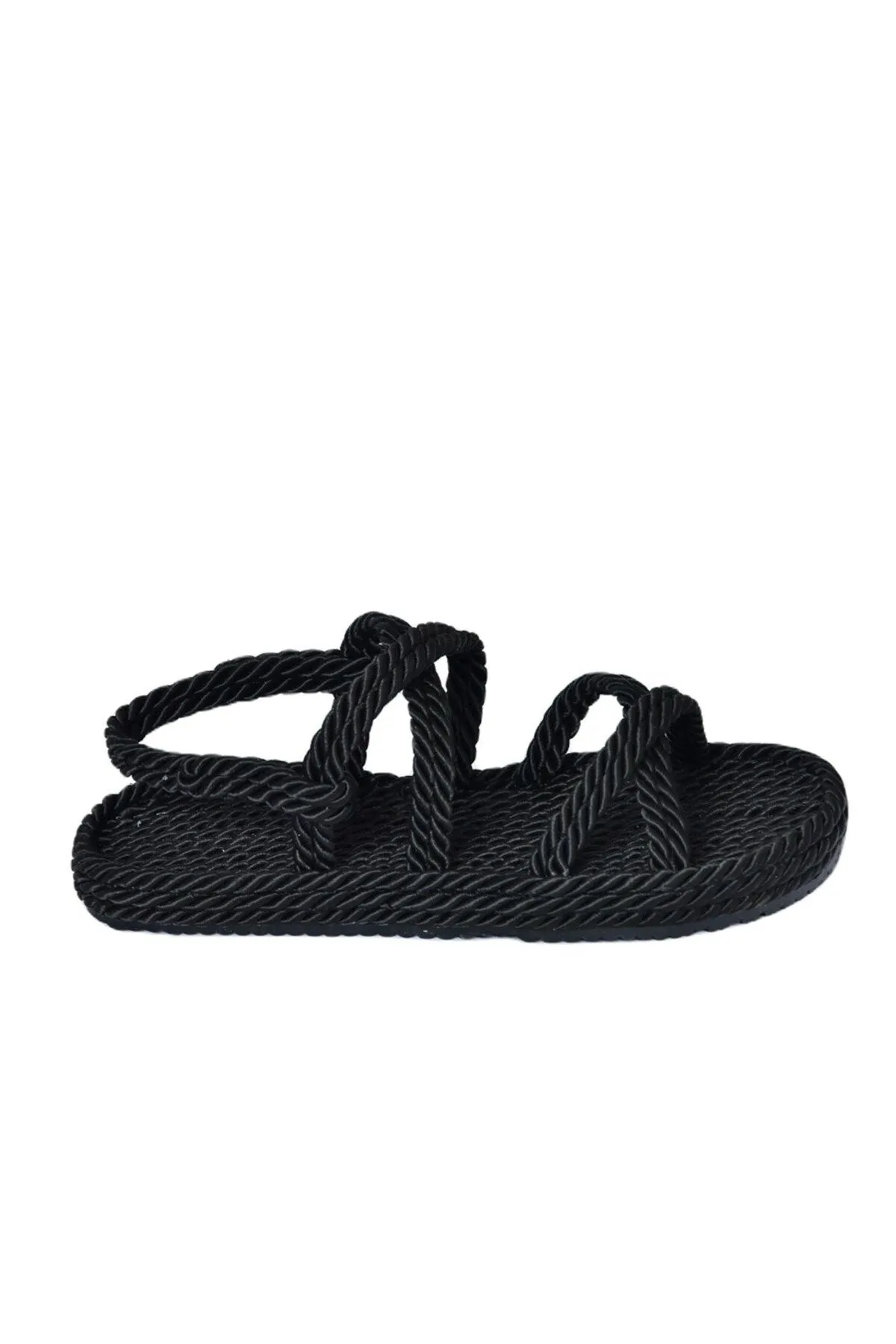 Fox Shoes  Schwarze Damensandalen H596011704