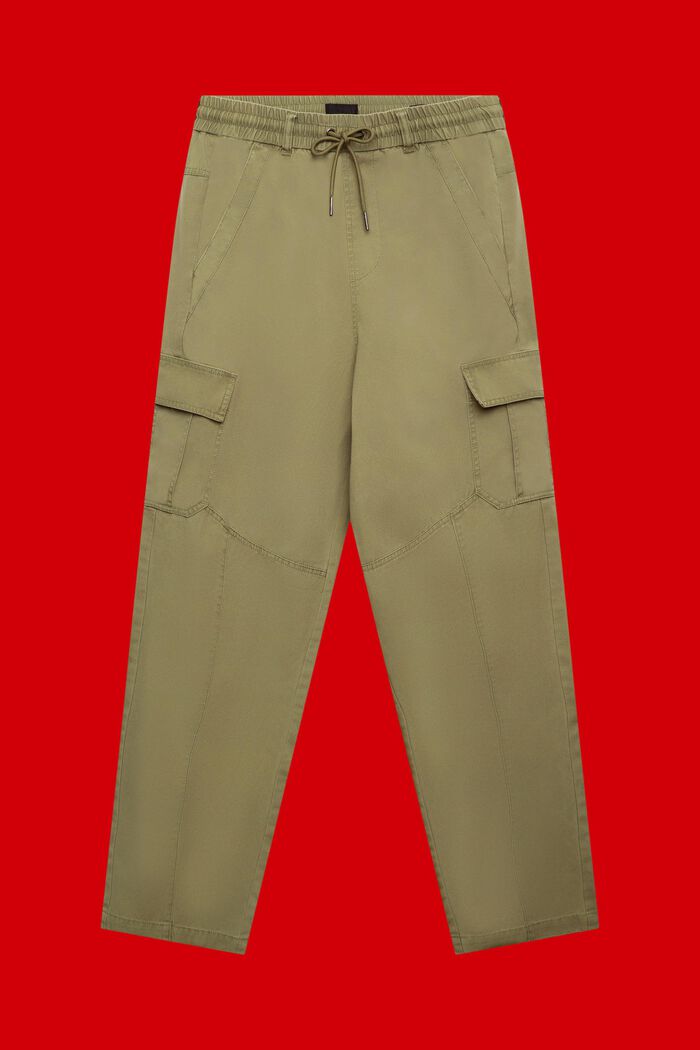Cargohose aus Baumwolle im Jogger-Stil mit schmal zulaufendem Bein