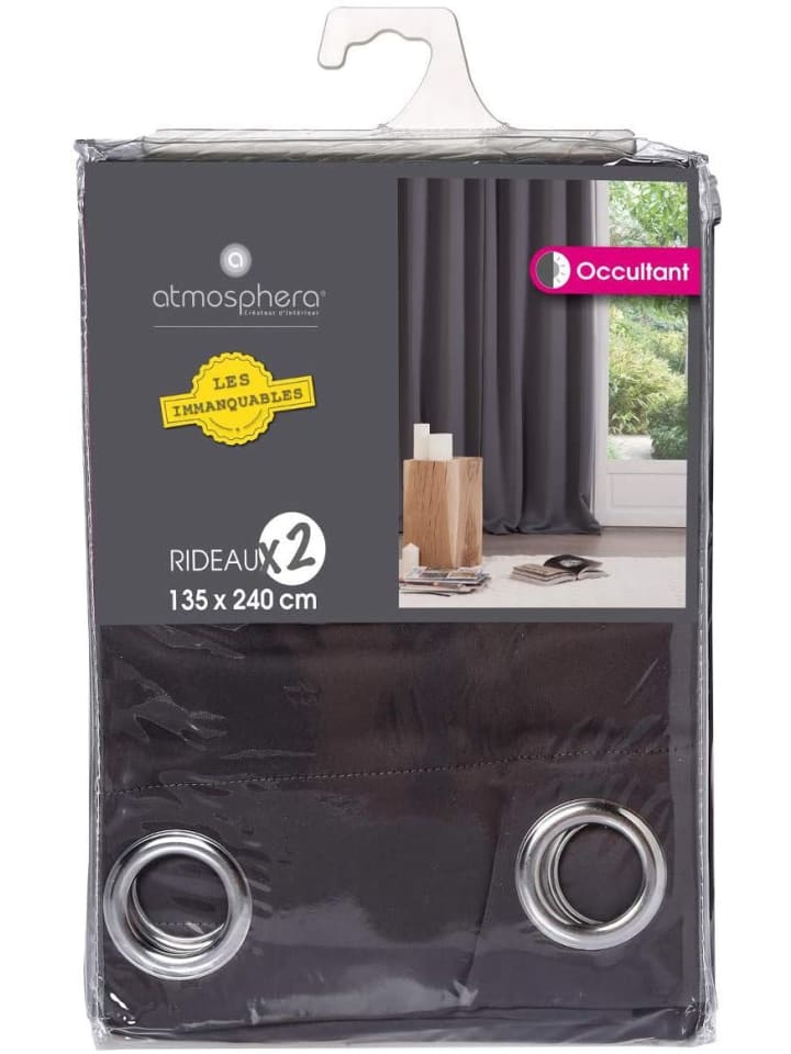 Atmosphera Créateur d'intérieur Vorhänge in anthrazitfarben günstig kaufen onesize