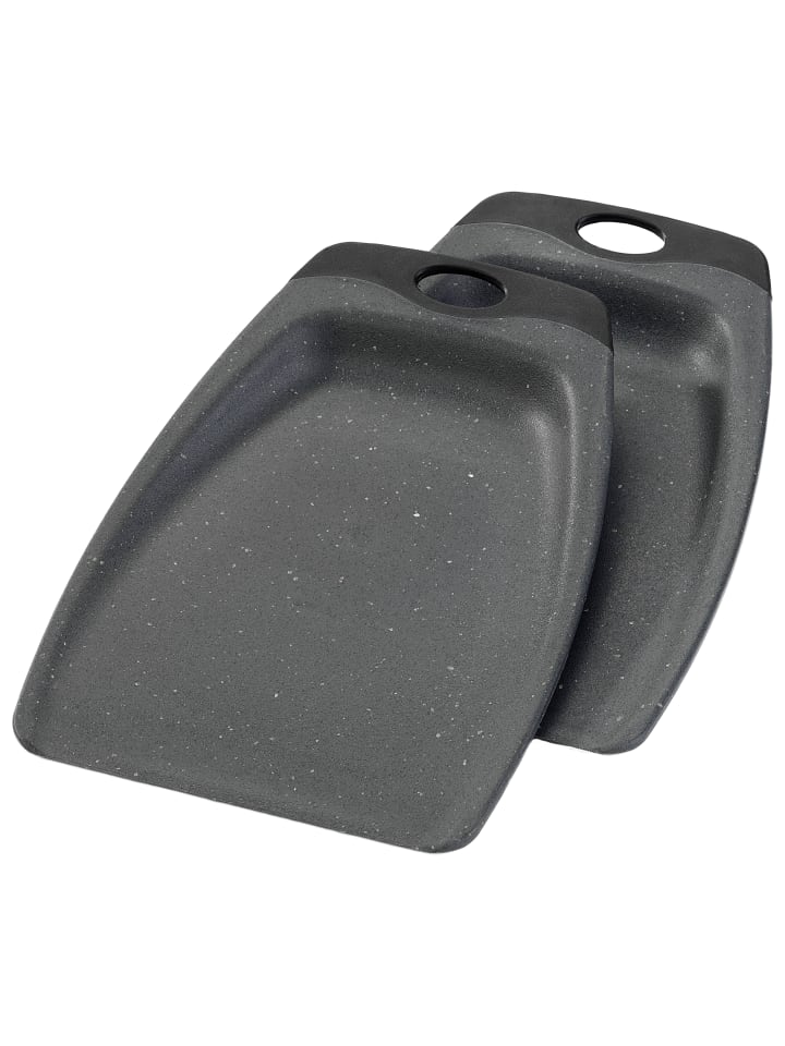 Stoneline Schaufel Schneidebrett 32x23 cm Set 2-teilig in Schwarz günstig kaufen onesize