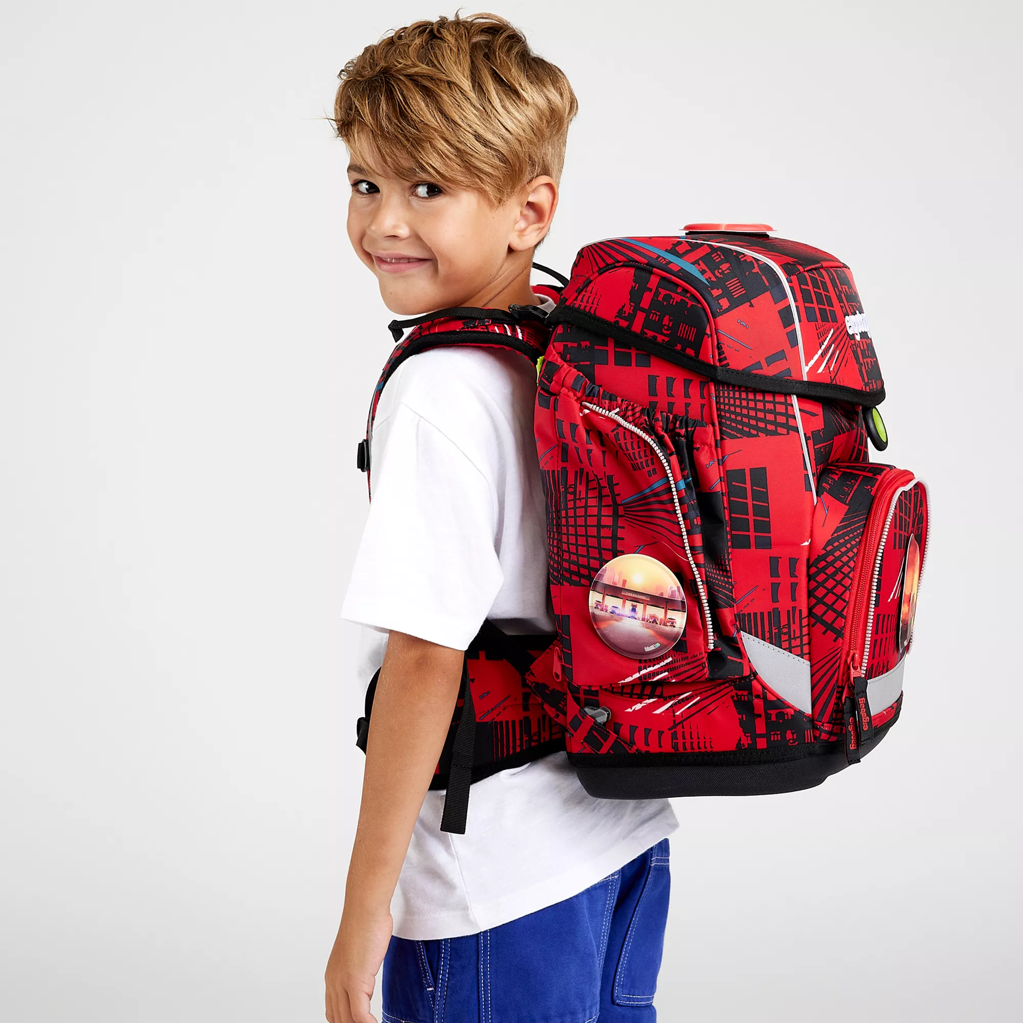 ergobag Schulranzen Set Alarmbärreitschaft