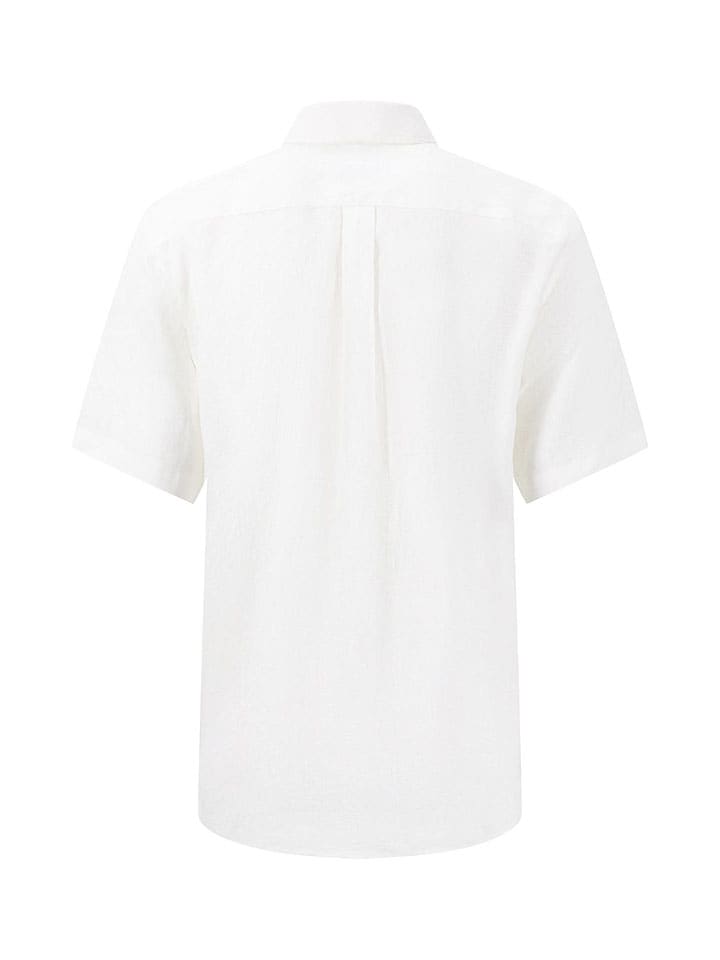 FYNCH-HATTON Leinen-Hemd - Regular fit - in Weiß günstig kaufen