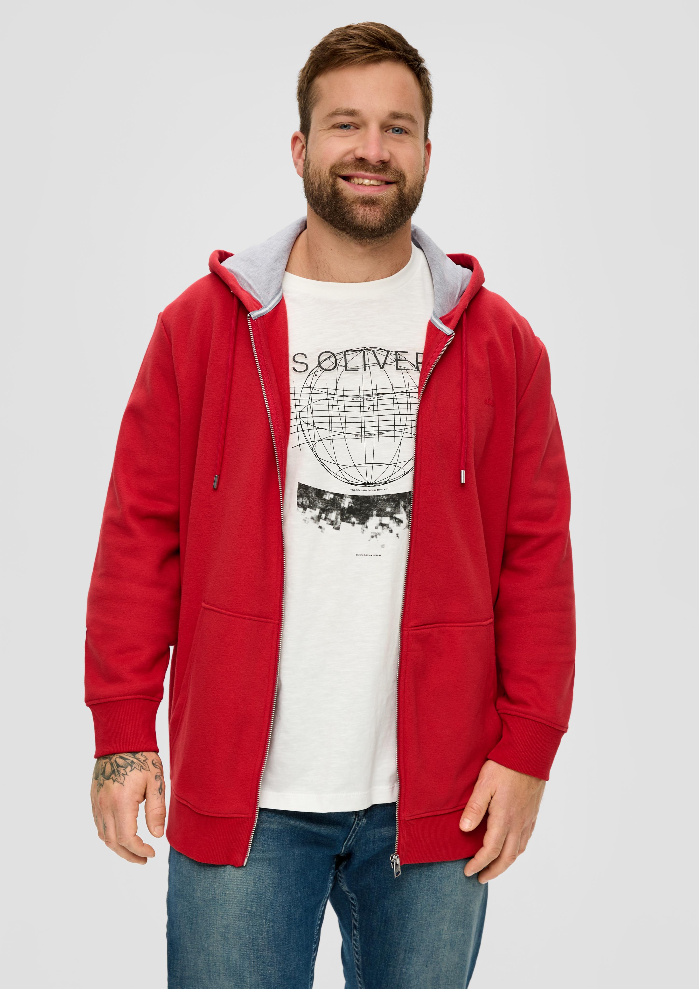 Sweatshirt-Jacke mit Kapuze  2139744-3162