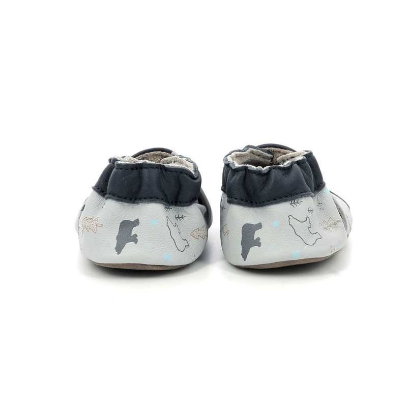 Chaussons cuir tannage vegetal Wintering Bear
