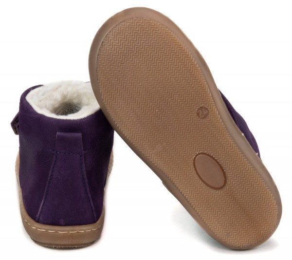 Däumling ~ Soni HighCut Leder Winter ~ Aubergine