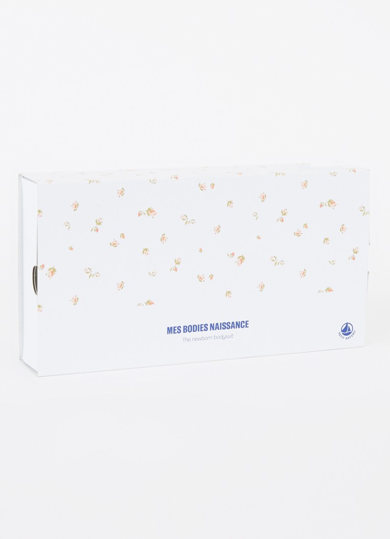 Set Petit Bateau de 5 salopete din bumbac organic