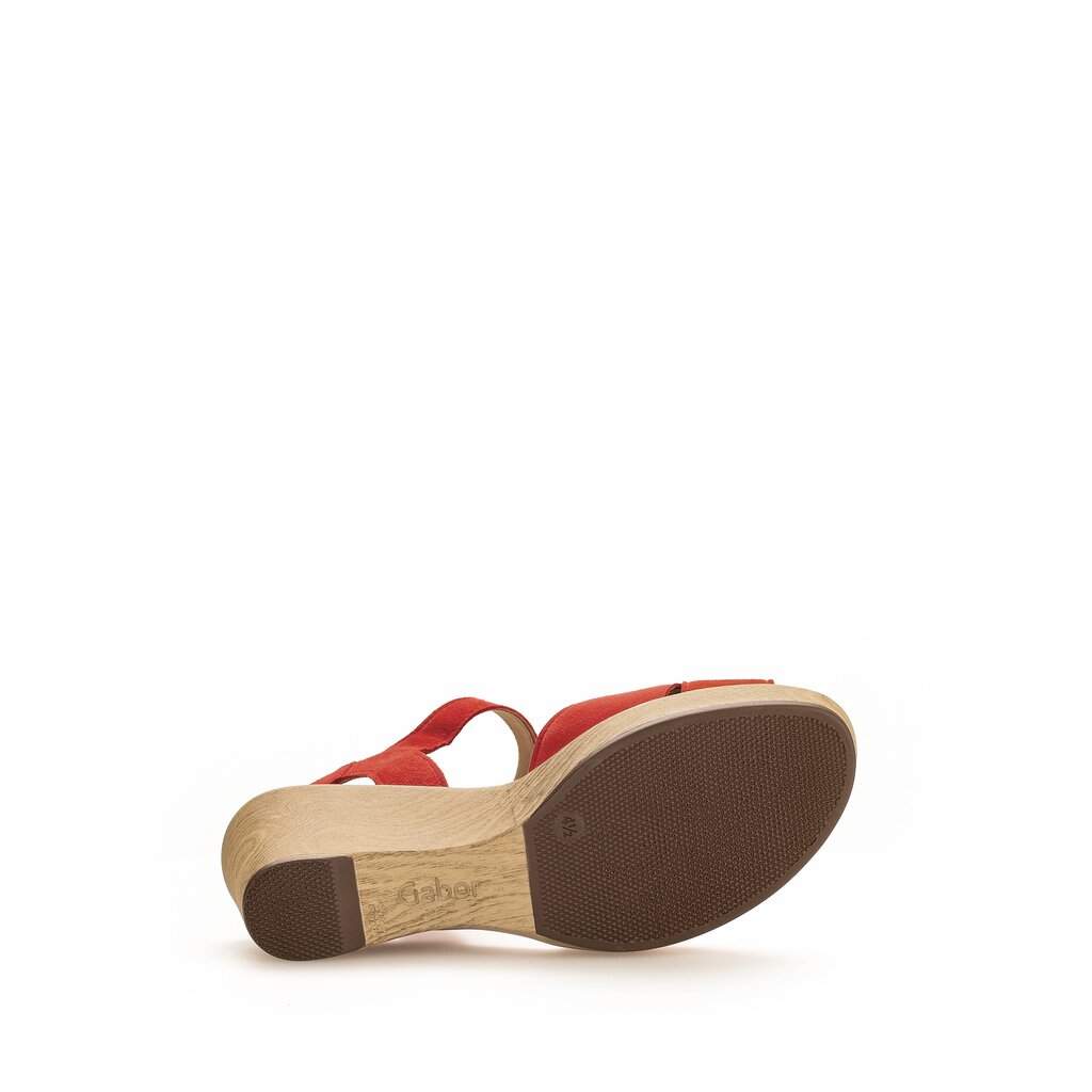 Gabor fashion Keilsandalette rot