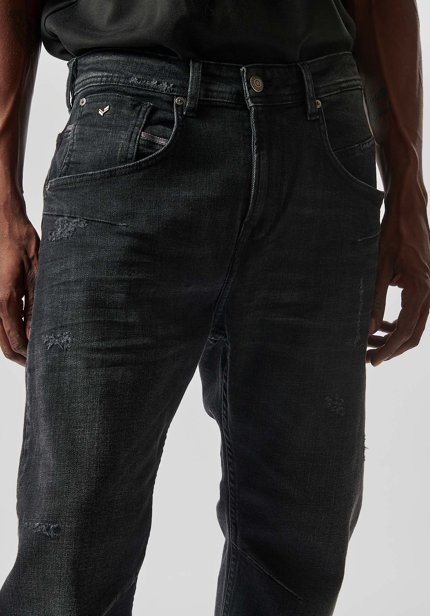 RAZED  Jean relaxed cropped Homme