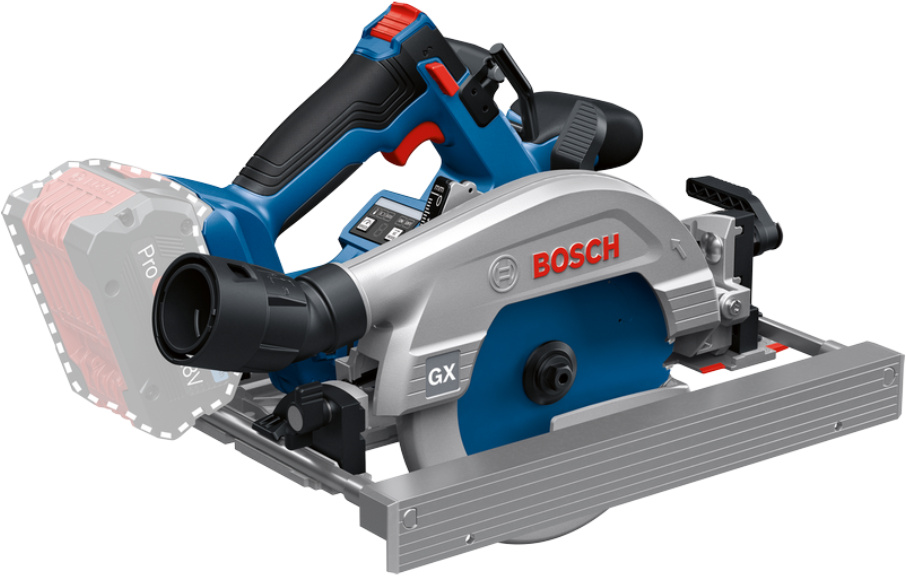 Bosch Blue 06016C1001 GKS18V-57-2 GX Rundsav 18 Volt ekskl. batterier og oplader i L-Boxx