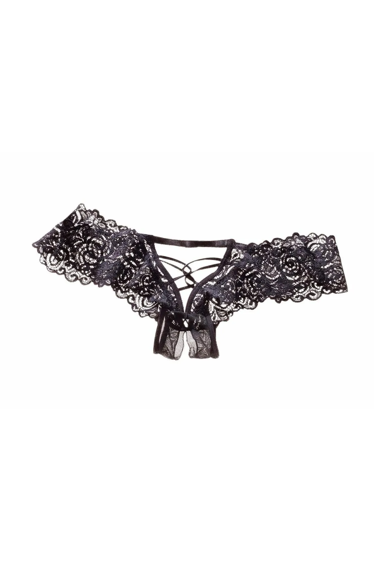 PETITE FLEUR GOLD  Slip - Schwarz - Unifarben