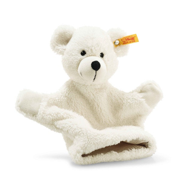 Handpuppe Lotte, 24 cm, weiß