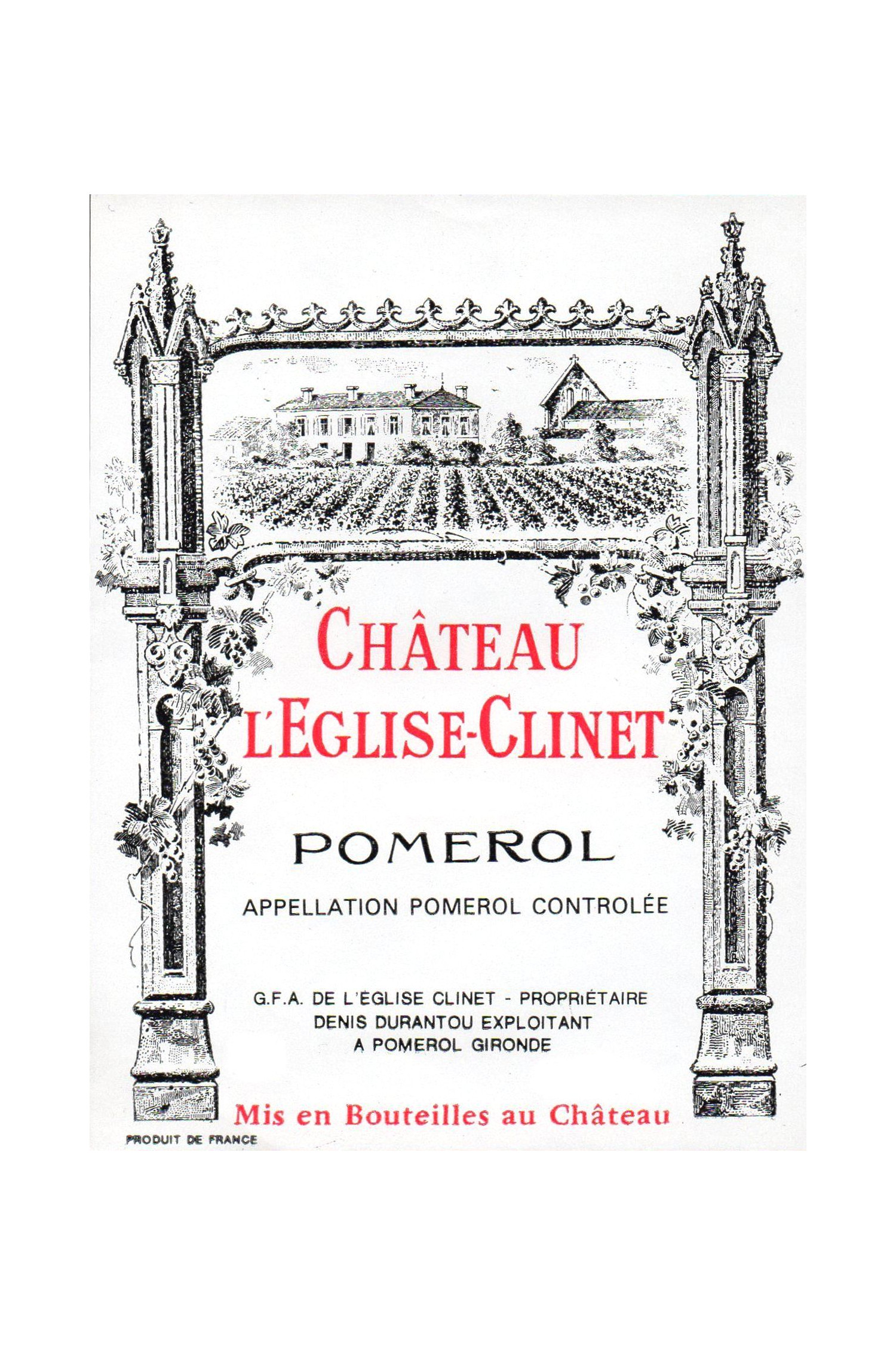 Château l'Eglise Clinet 1988, Pomerol