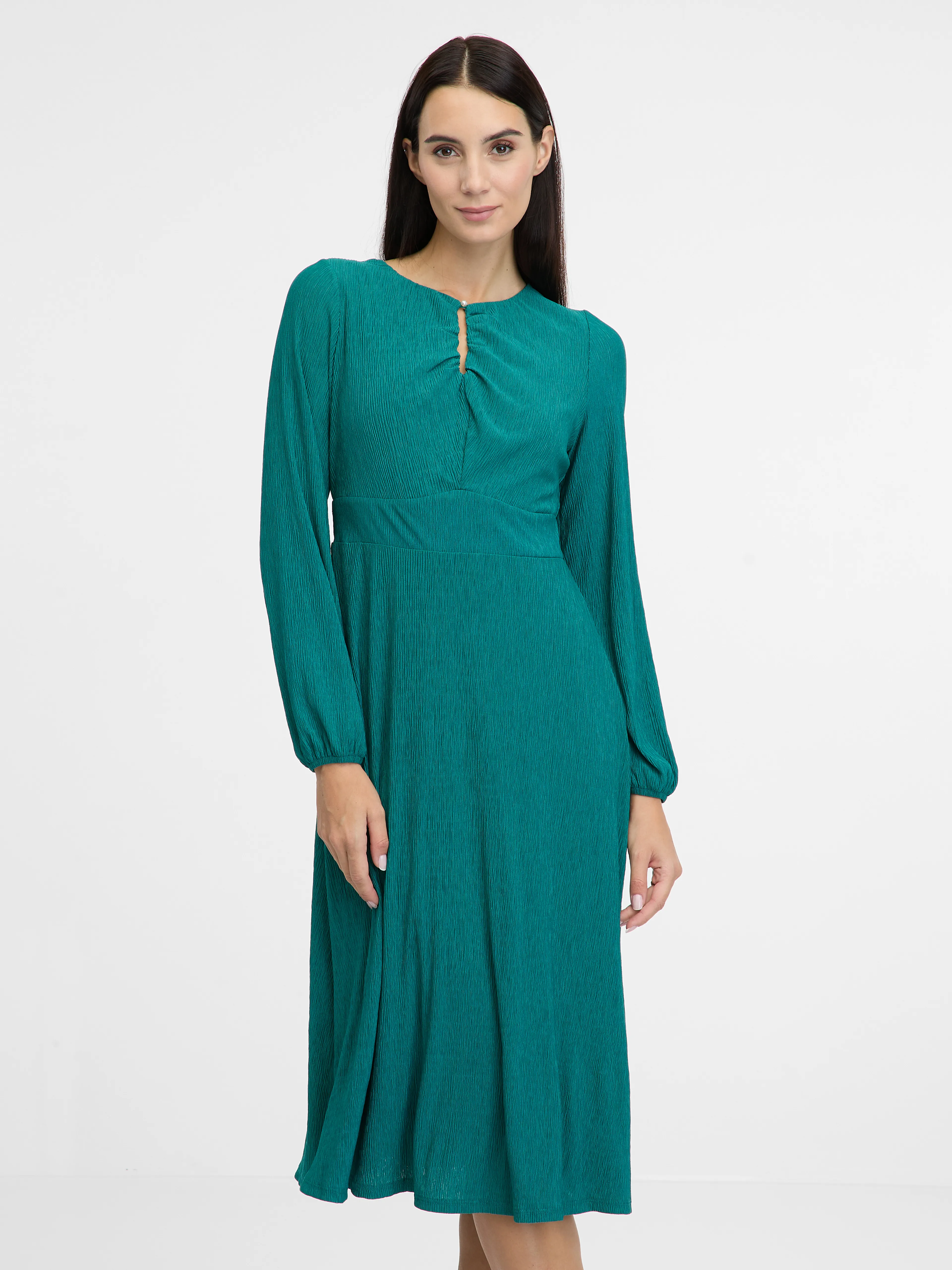 Grünes Damen-Midikleid ORSAY
