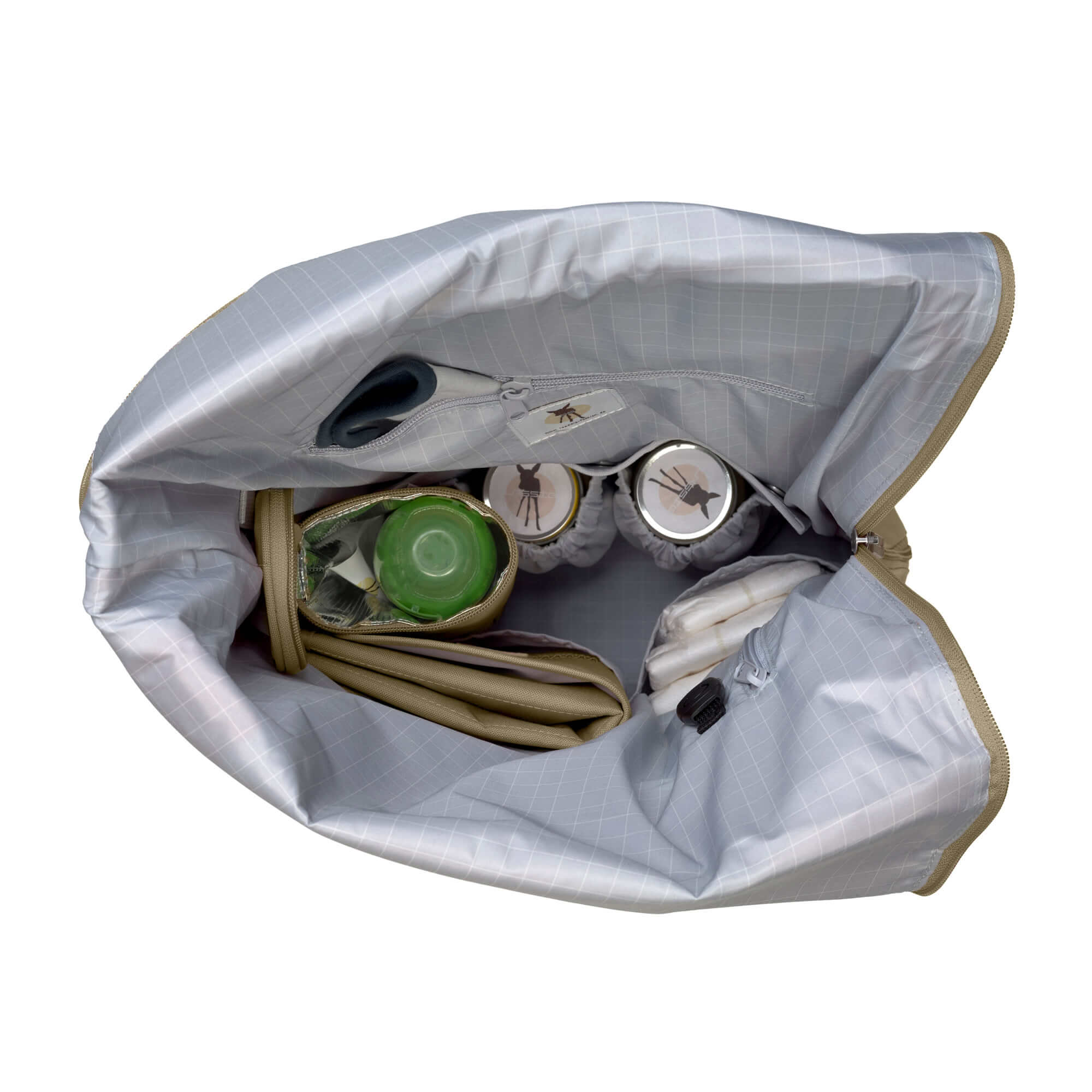 Wickelrucksack - Rolltop Backpack, Olive