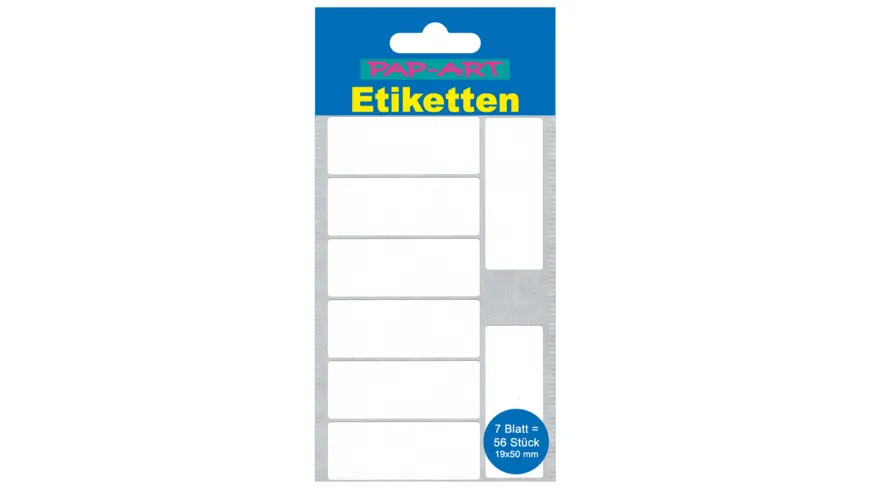 PAP-ART Vielzweck-Etiketten weiss 19x50mm