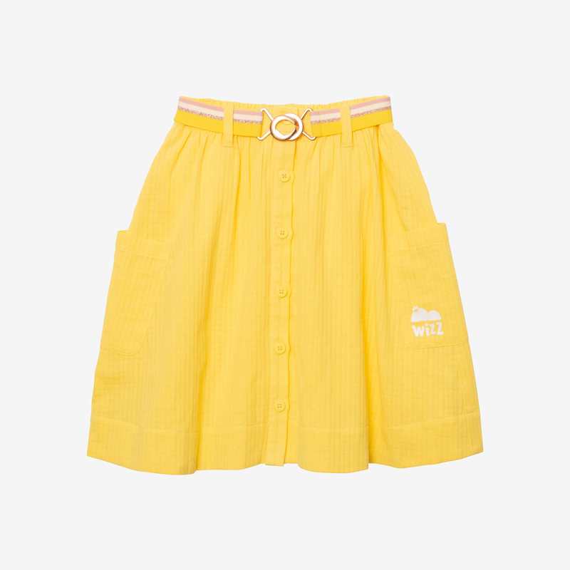 Jupe fille midi jaune Catimini