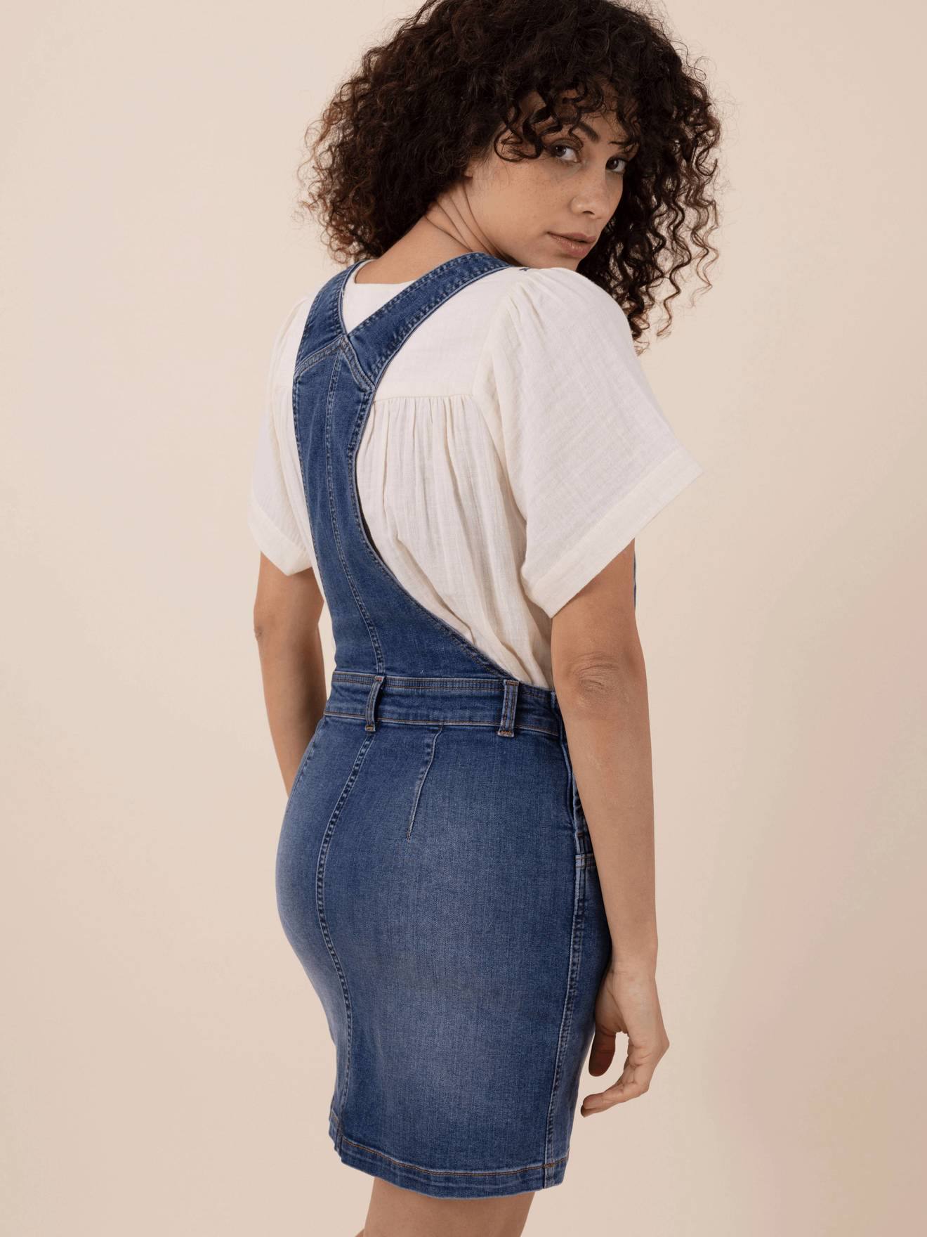 Envie de Fraise Jeans-Latzkleid für die Schwangerschaft SAM ENVIE DE FRAISE - blue stone