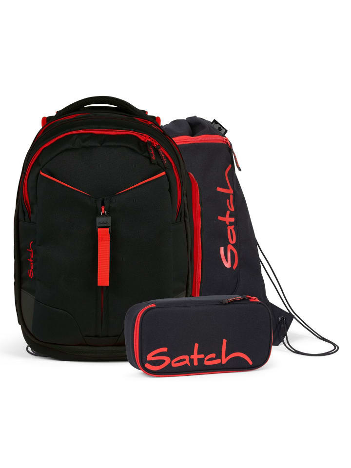 Satch Match Schulranzen-Set 3-teilig in fire phantom günstig kaufen onesize