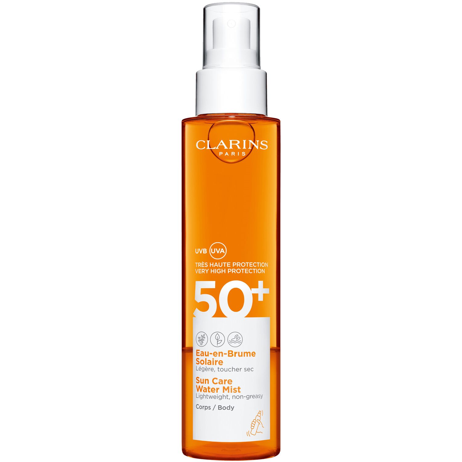 Clarins Sun Care SPF50+ Eau-en-Brume Solaire Corps