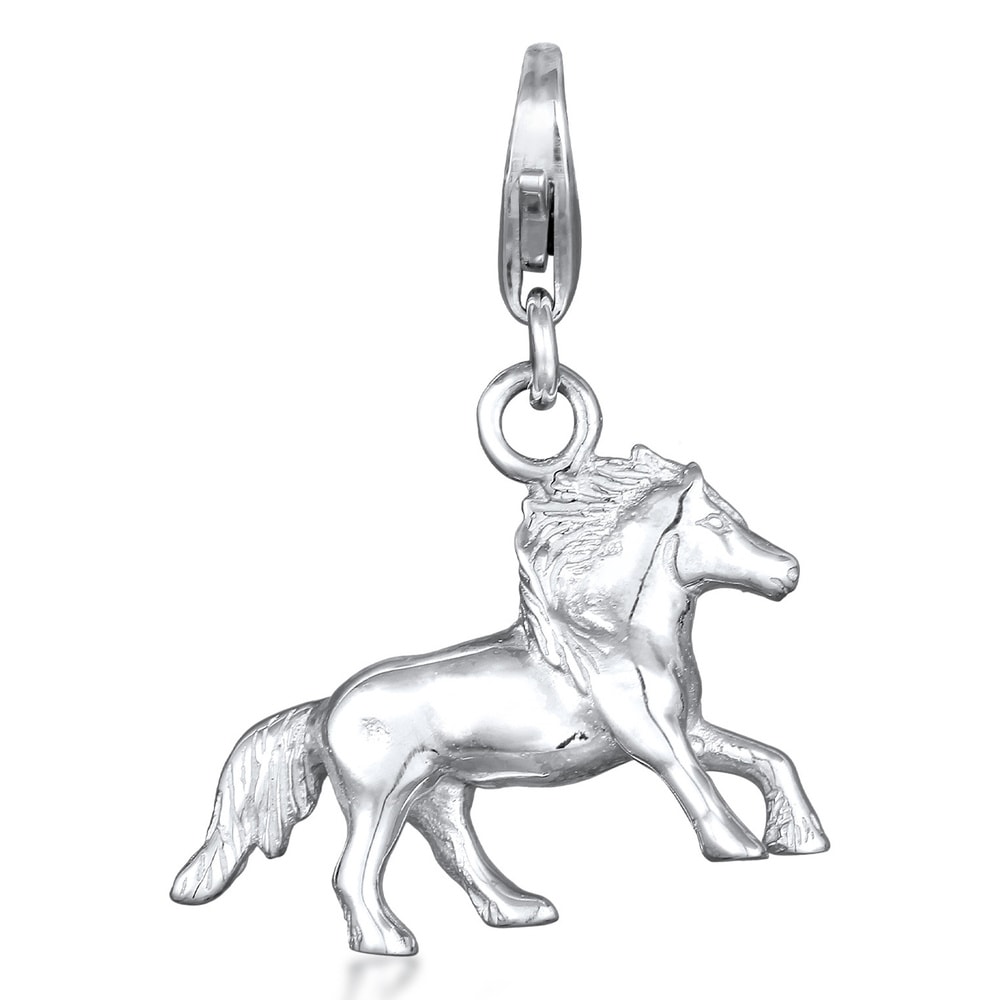 Nenalina Nenalina Amulette Femmes pendentif cheval en argent sterling 925 Pendentif