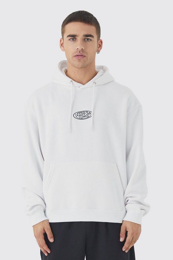 Kastiger Oversize Basic Man Hoodie
