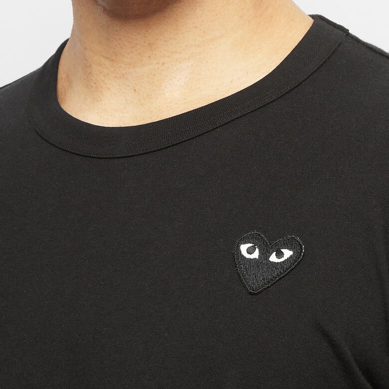 Comme des Garcons Play Play Black Heart Long Sleeve T-Shirt black