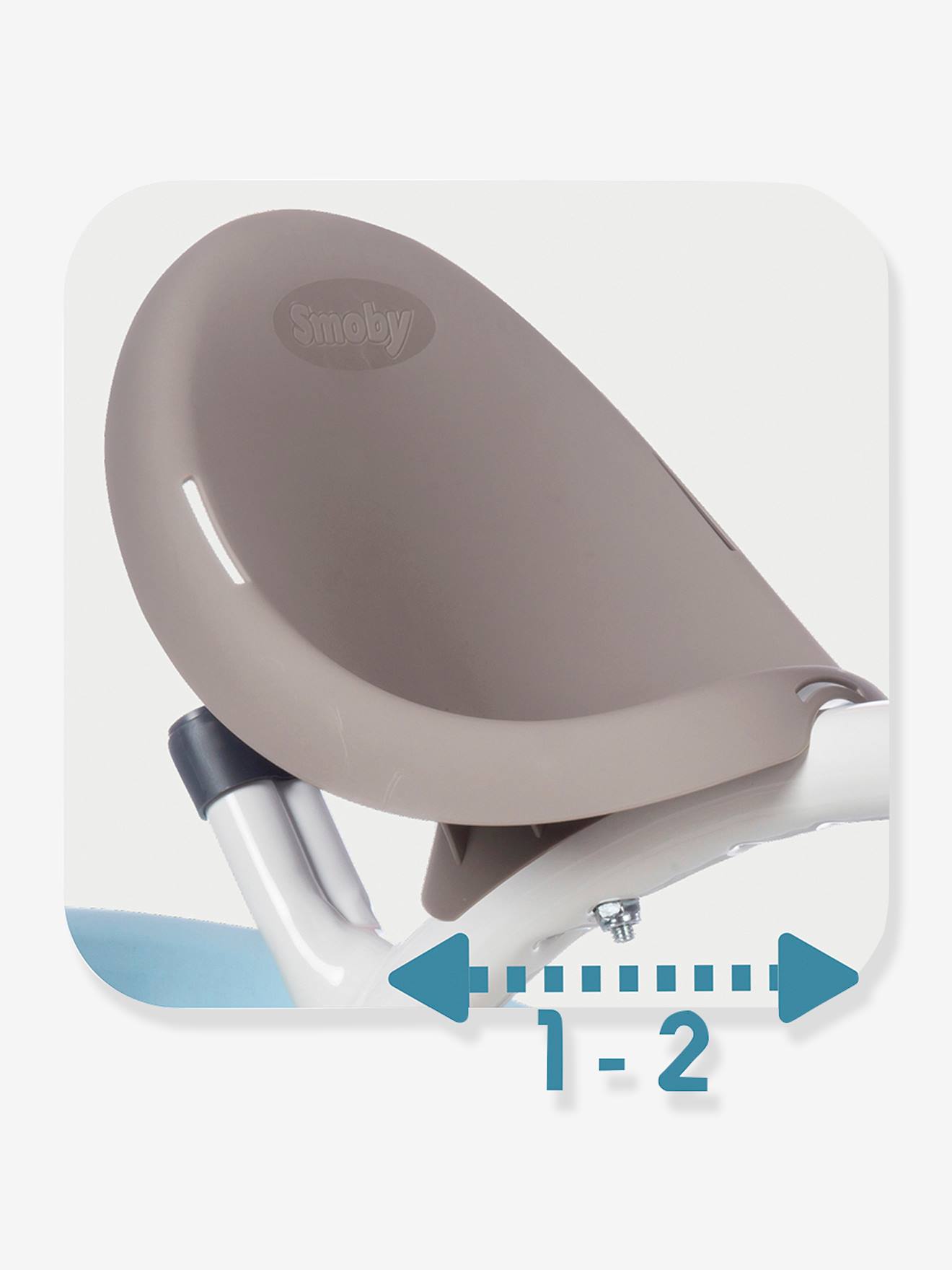 Smoby Dreirad BABY BALADE PLUS SMOBY - hellblau