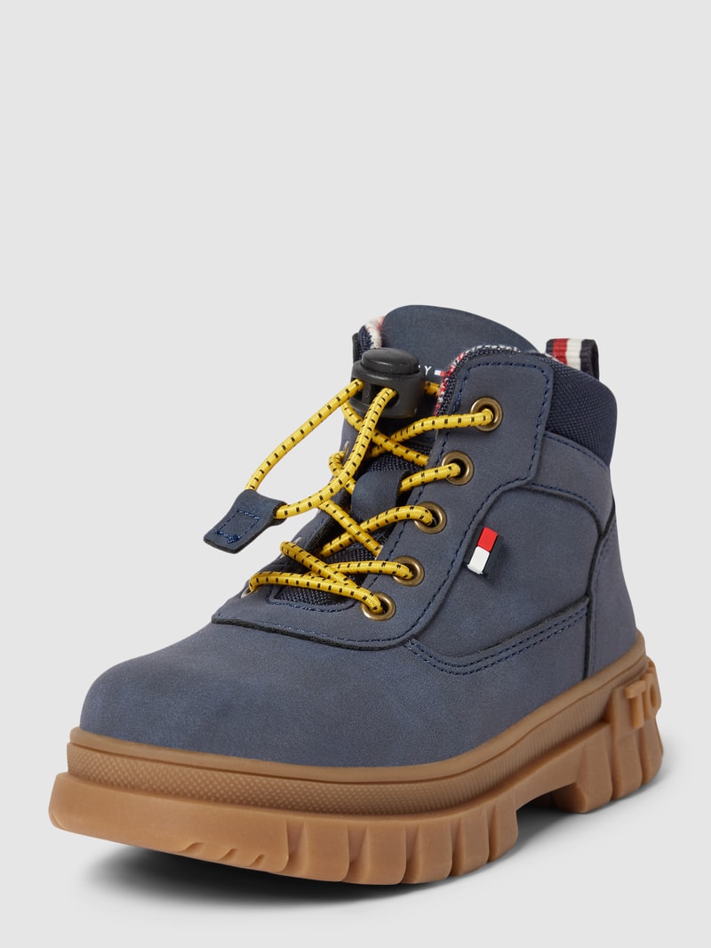 Boots mit Schnürverschluss Modell 'MICHIGAN' in marineblau