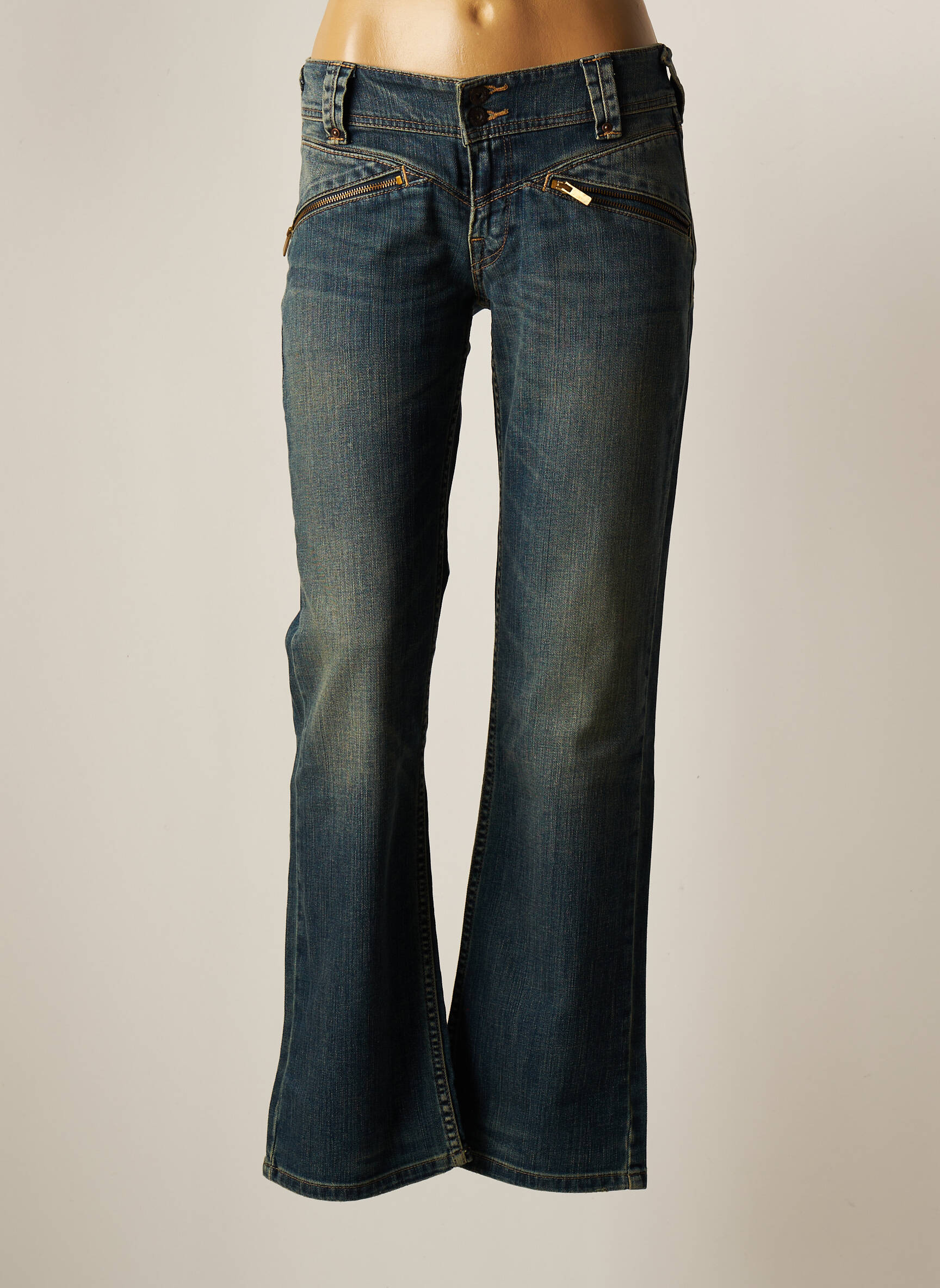 Levis Jeans Coupe Droite Femme couleur bleu