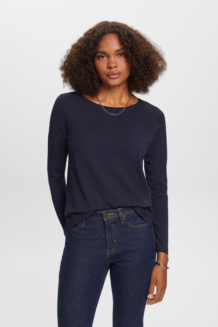 Jersey-Longsleeve, 100% Baumwolle