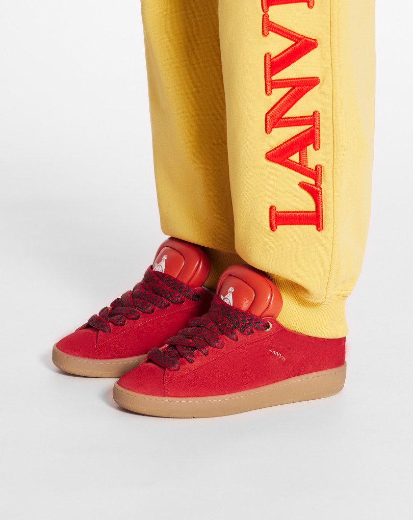 SNEAKERS HYPER CURB LANVIN X FUTURE EN CUIR ET SUEDE
