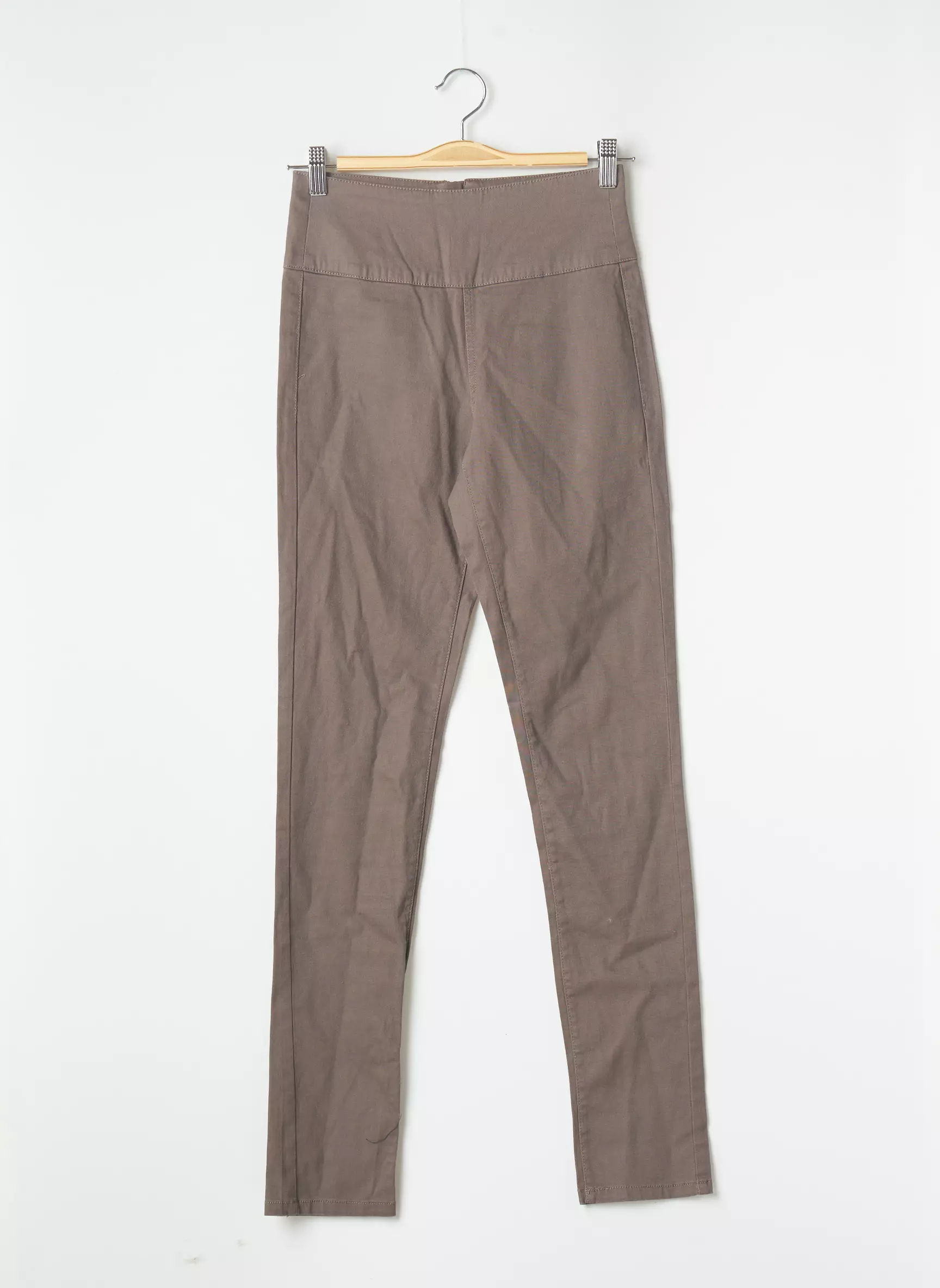 Pieces Pantalons Slim Femme couleur marron