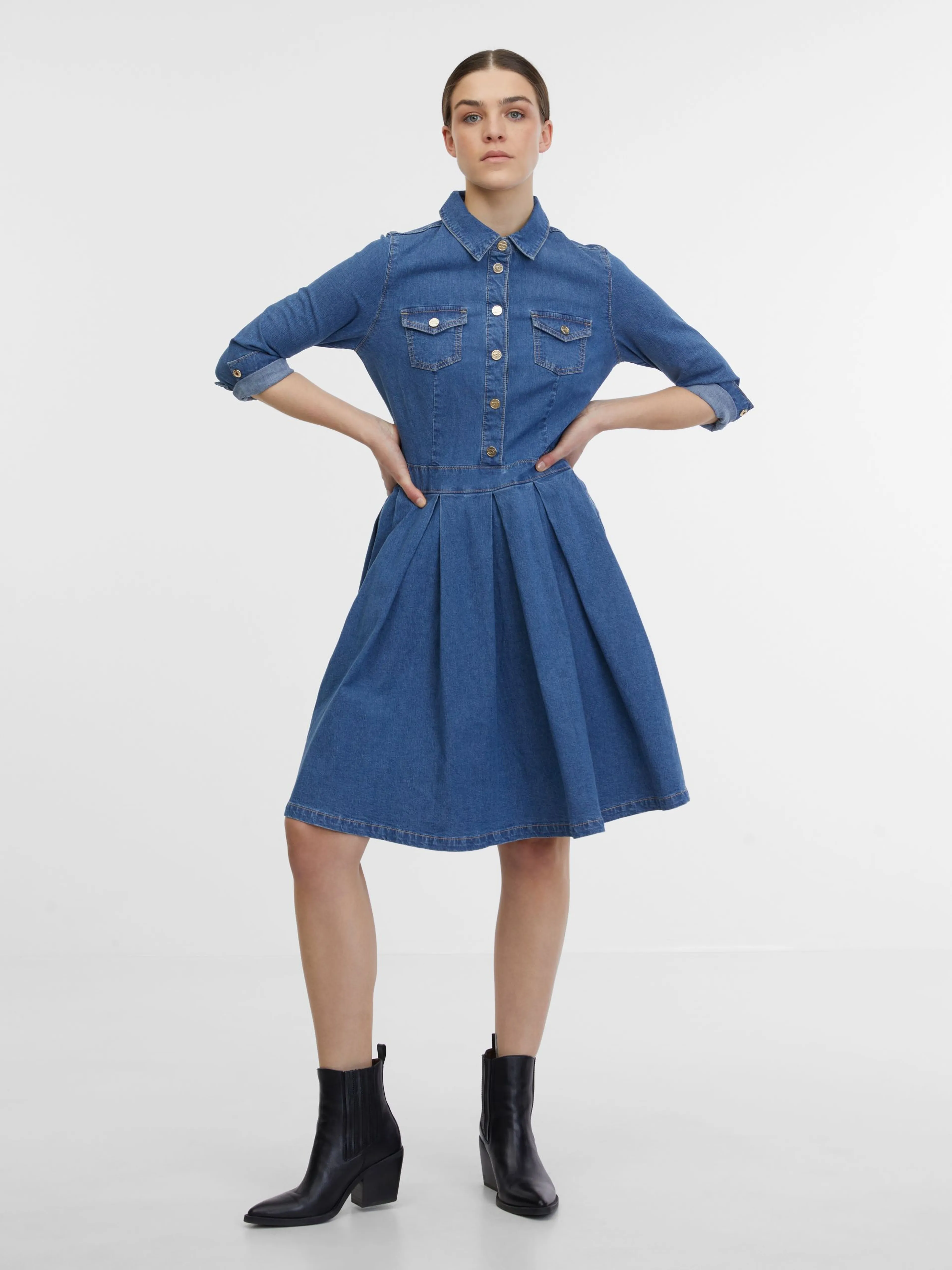 Blaues Jeanskleid Damen ORSAY