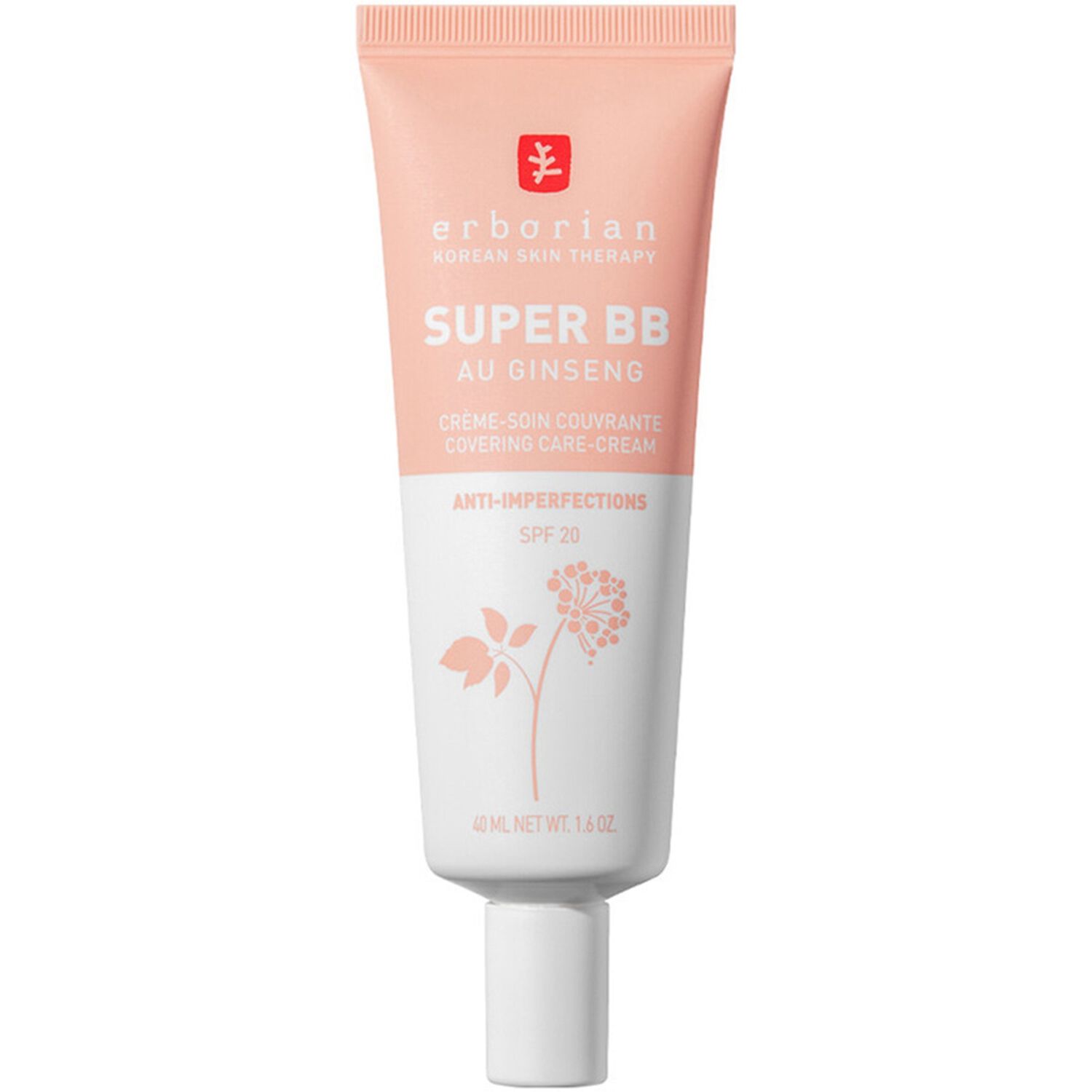 Erborian Super BB au Ginseng SPF20 BB crème couvrante anti-imperfections 40 ml