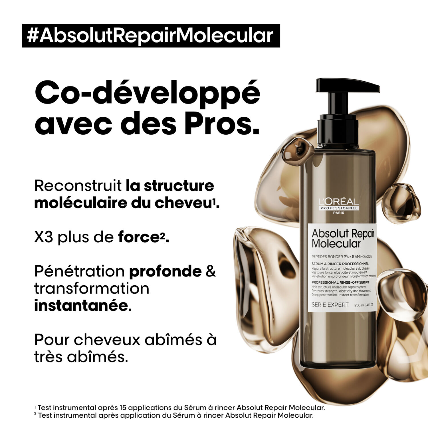 l'oréal professionnel Serie Expert Absolut Repair Molecular Sérum à rincer 250ml Sérum à rincer