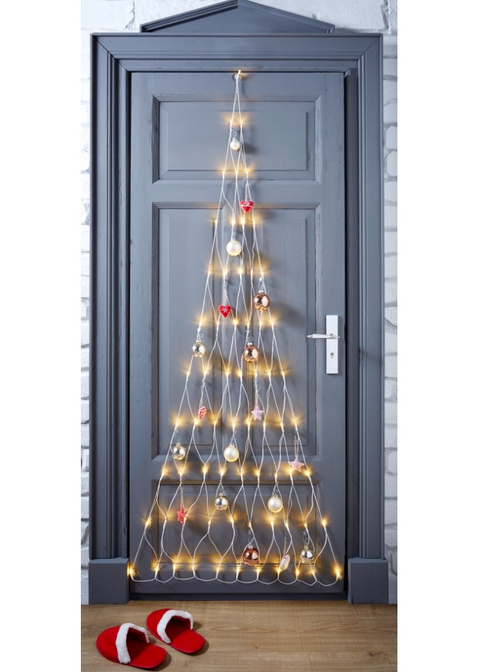 LED-Wanddeko in Tannenbaum-Design